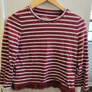 kate spade Cotton Fringed Shirt